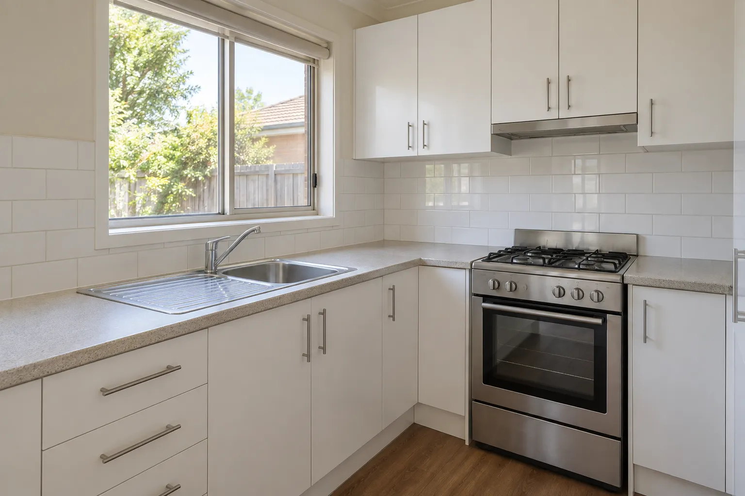 Illustrative clean rental kitchen for bond cleaning in Balaclava